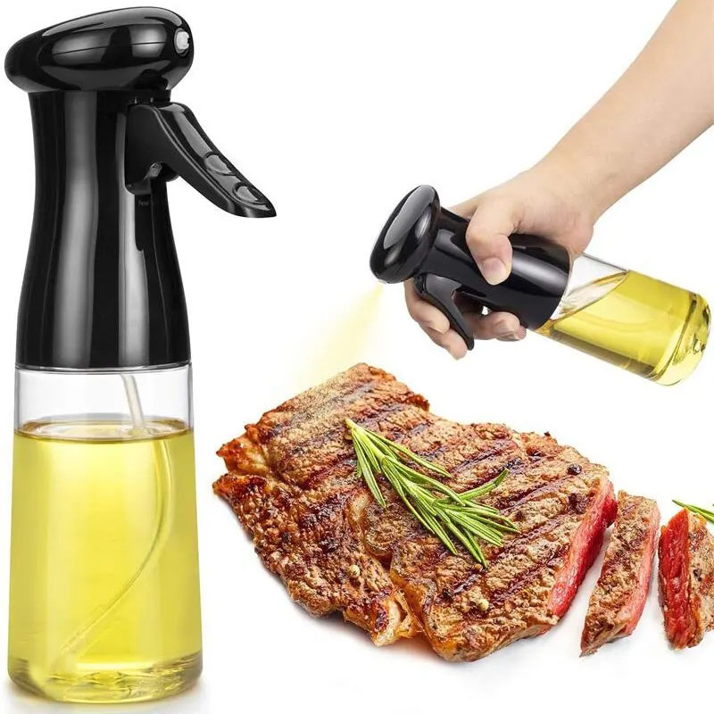Bouteille de pulvérisation d'huile de 200ml 300ml, distributeur d'huile d'olive de cuisine, Camping barbecue cuisson vinaigre Sauce soja pulvérisateur conteneurs