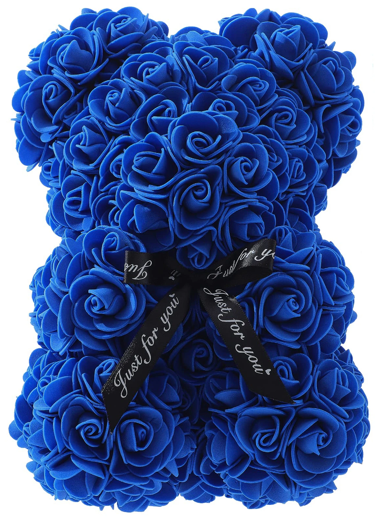Ours en peluche Rose éternelle, fleur artificielle de 25m, 1 pièce, pour maman, fête des mères, anniversaire, saint-valentin, et décorations