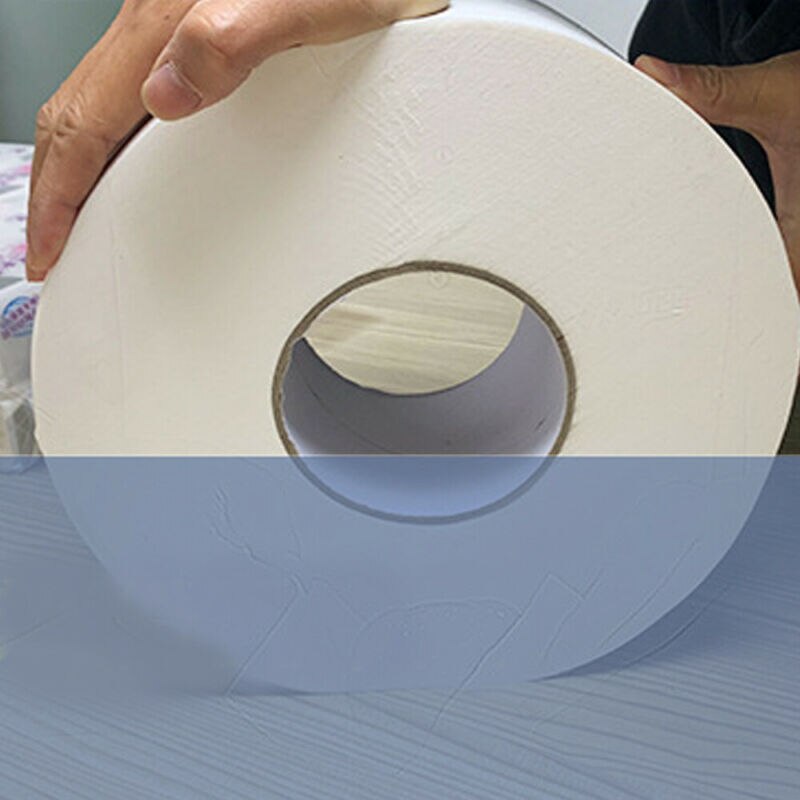 Haushalts Wc Papier Groß Rollen Schlecht Gewebe Rollen Pack Schlecht Natürlichen Ultra Weiche 4 Lage 500g/rollen roh rollen Gewebe Papier