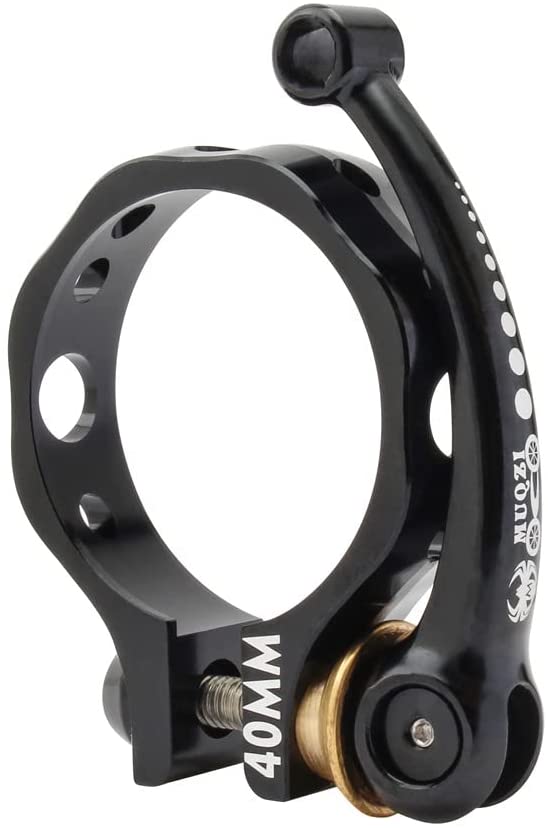 Bici 40/41mm morsetto reggisella blocco ultraleggero in lega di alluminio CNC modificato 14 pollici a sgancio rapido clip per tubo sella per bicicletta per MTB