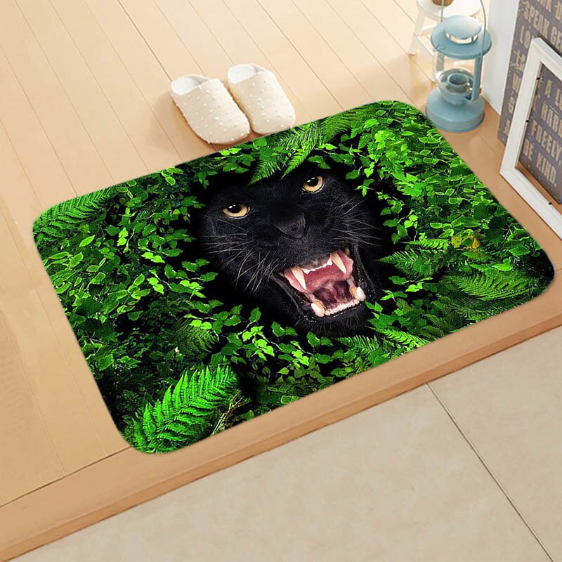 3D dinosaurus print deur mat zachte rand deur mat slaapkamer deur vloer gang mat 40*60cm