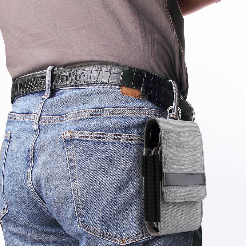 Mobile Phone 4.5-6.5 Inch Belt Waist Bag Holster For Samsung Huawei iphone 12 11 Pro Max XR Hook Hoop Wallet Purse Phone Pouch