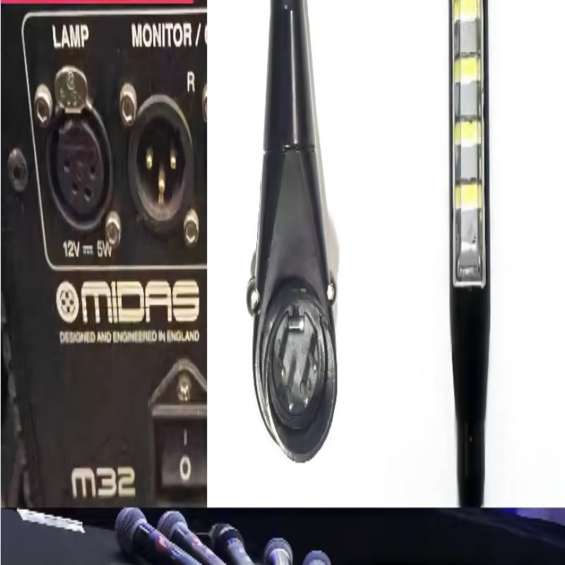 Midas M32 Zwanenhals Lamp 4pin Xlr Lamp Haakse Mixer Dj Lamp, 4pin Lamp, 4-Pin Xlr Lamp