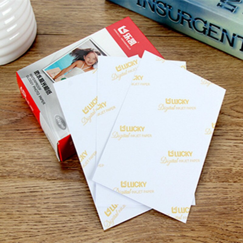 100 Sheets 240g 5/6/7 Inch A5 High Glossy Photo For Inkjet Printer studio Photographer imaging printing Paper