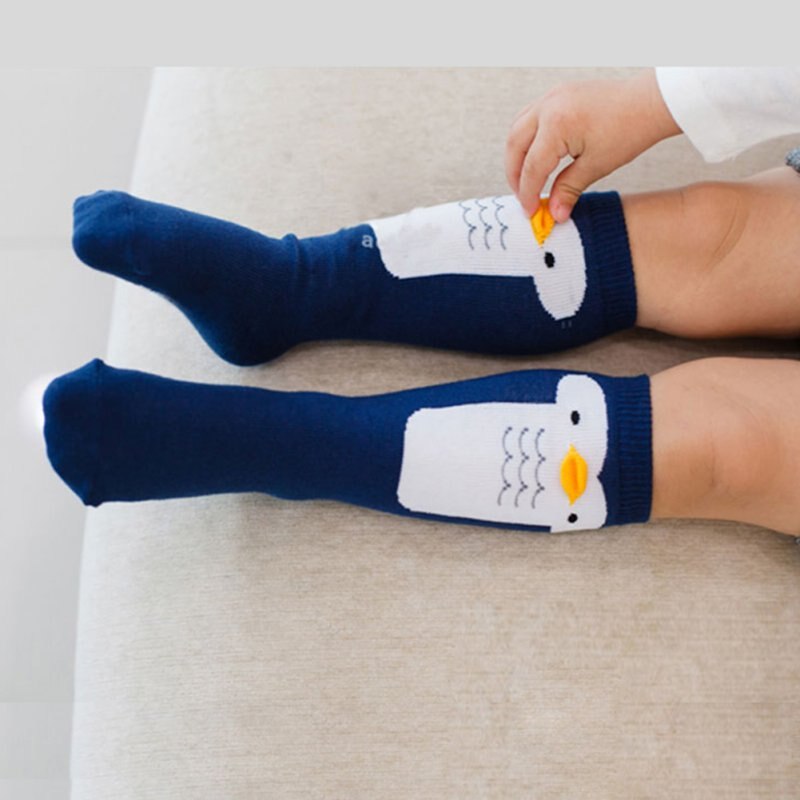 Calcetines para niños pequeños pajarita grande chicas tejidas hasta la rodilla de algodón suave calcetines con lazo para bebé niños kniekousen meisje bebé niñas Calcetines