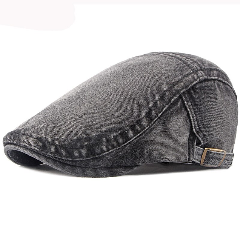 HT3301 Baretten Lente Herfst Mannen Vrouwen Cap Hoed Retro Denim Baret Cap Kunstenaar Schilder Baret Hoed Verstelbare Ivy Newsboy Flat cap Mannen