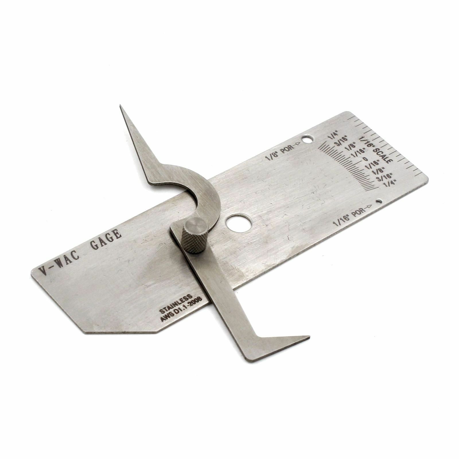 Standard V-Wac Gage Welding Biting Edge Undercut Inspection Gauge INCH