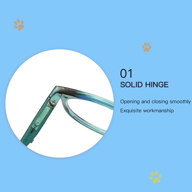 anti-blå lys låve gummi briller gutt jente merke rundt myk ramme beskyttelsesbriller vanlige låve anti blå lys briller  tr90