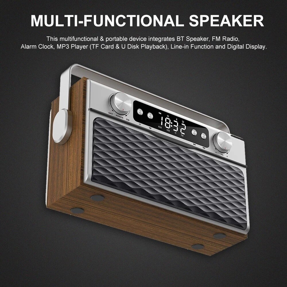 Nuovo X5 Portatile Portatile Altoparlante Senza Fili di Bluetooth Scheda Audio Doppio Altoparlante Subwoofer Esterno