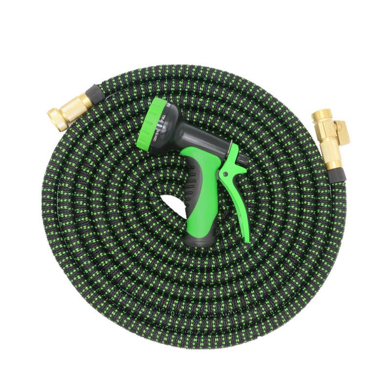 Expandable Garden Hose Leak Proof Gardening Flexible Hose Pipe Expanding Garden Water Hose with Solid Brass Fittings C66