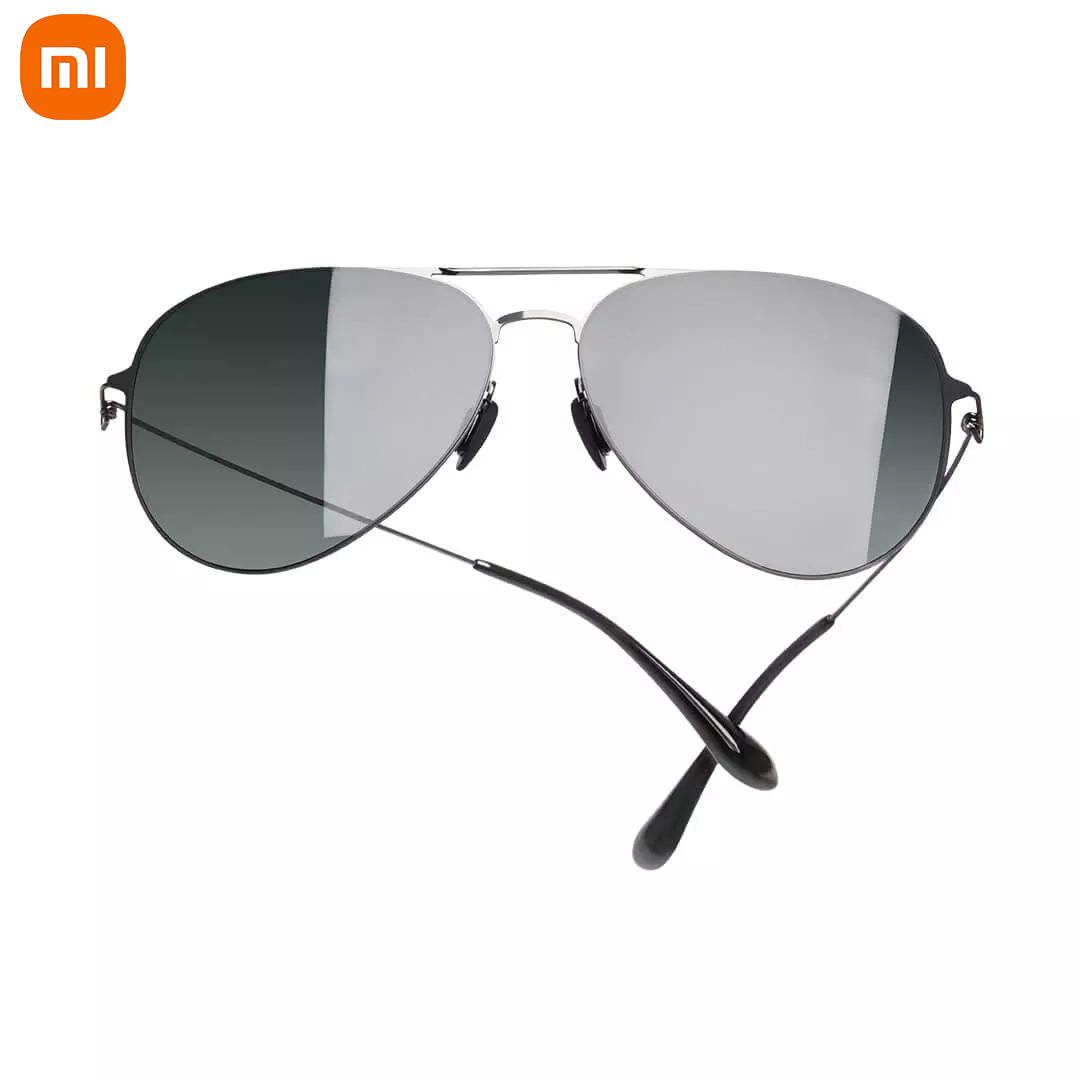 Xiaomi Mijia Flieger Sonnenbrille Profi Block UV Anti-Blendung Nylon Polarisierte Linsen Edelstahl Rahmen 19g Licht Mit fallen