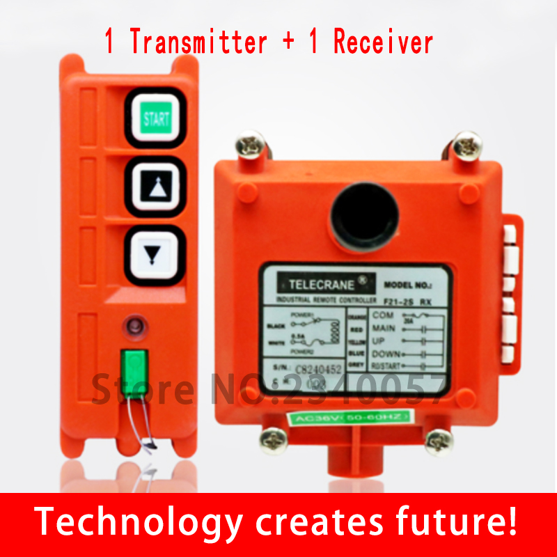Wireless Industrial Remote Controller Electric Hoist Remote Control Winding Engine Sand-blast Equipment Used F21-2S