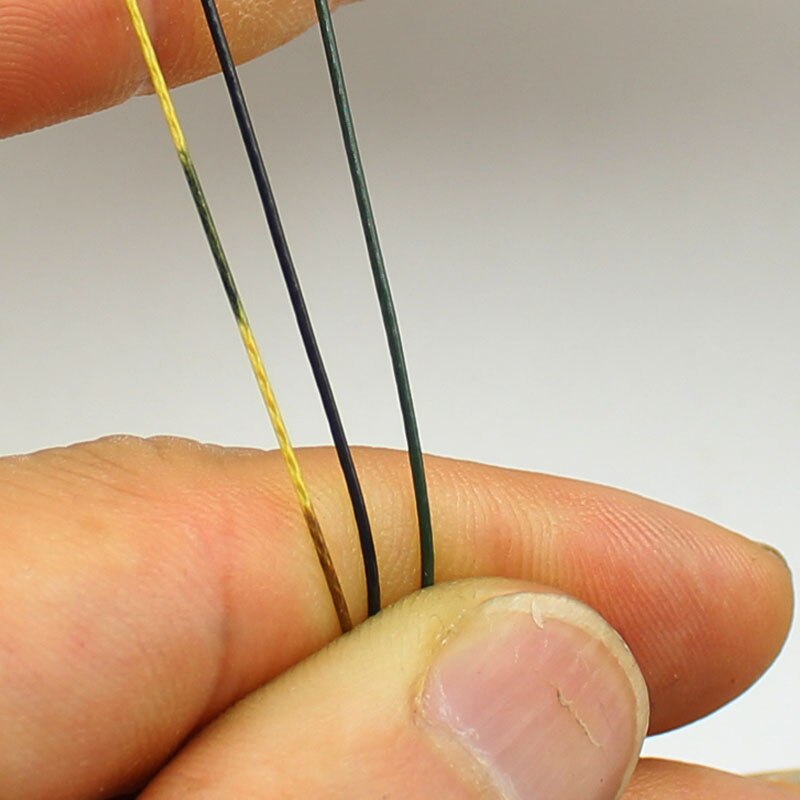 5m Coated Hooklink Carp Fishing Line 8 Strand Braid Carp Wire Hook Links for Carp Chod Hair Rigs Fishing Tackle