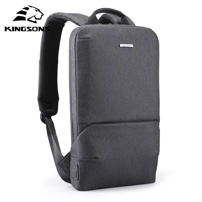 Kingsons Dunne 15 ''Laptop Rugzak Mannen Business Travel Rugzakken Ultralight Studenten Schooltas Waterdichte Schooltas