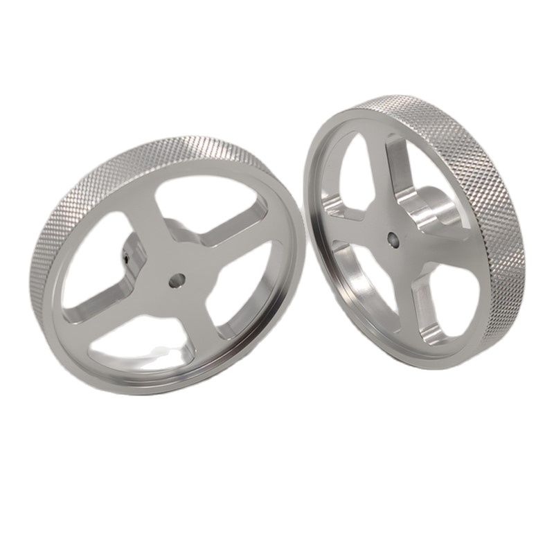 Metal Aluminum Alloy Roller Wheel Encoding Instrument Wheel Counter Meter Wheel Circumference Perimeter 100 200 250 300 MM 2 PCS