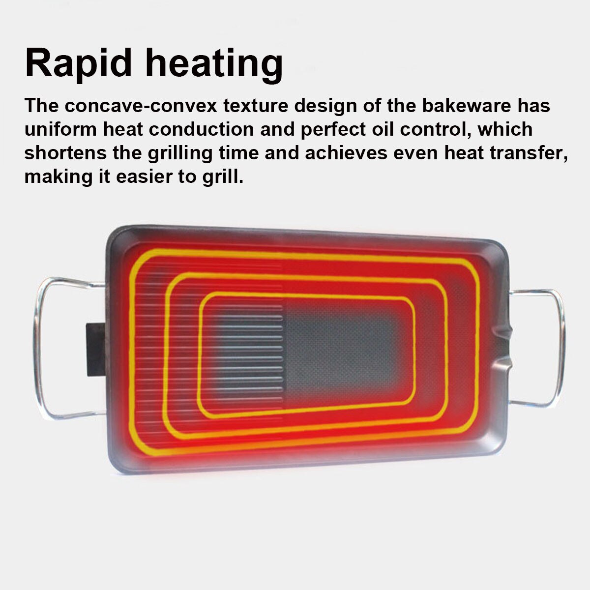 1500W Household Electric BBQ Grill Smokeless Non-Stick Barbecue Machine Grilled Meat Pan Electric Baking Hotplate Teppanyaki