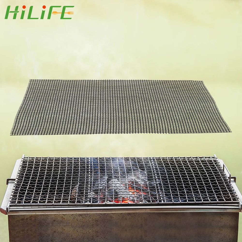 Hilife stegeovn tilberedning værktøj non-stick høj temperatur modstand damper måtte pizza måtte grill gitter grill måtte