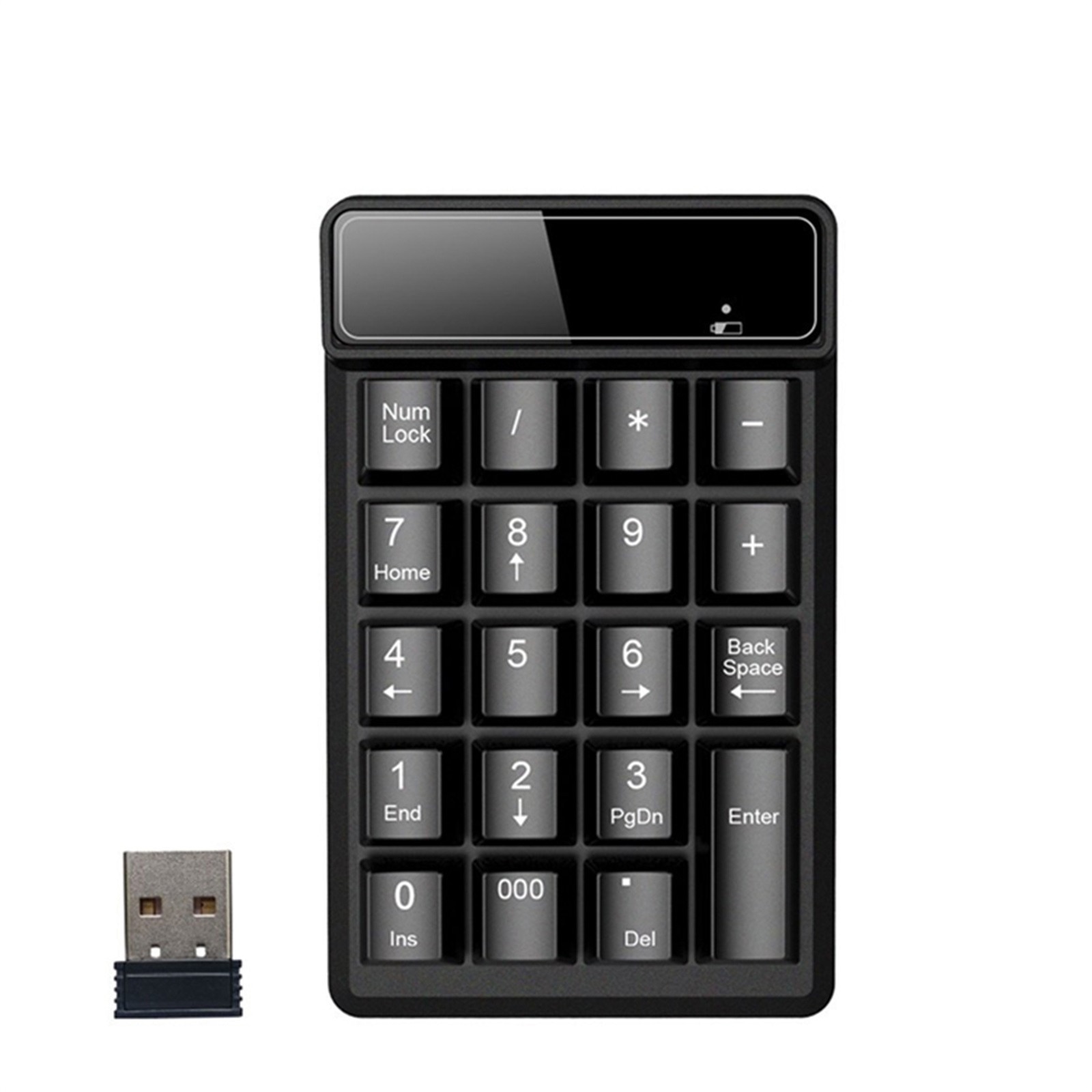 2.4G Wireless Numeric Keypad Bluetooth 4.0 Digital Keyboard Number Num Pad 19 Keys Numeric Keypad Portable