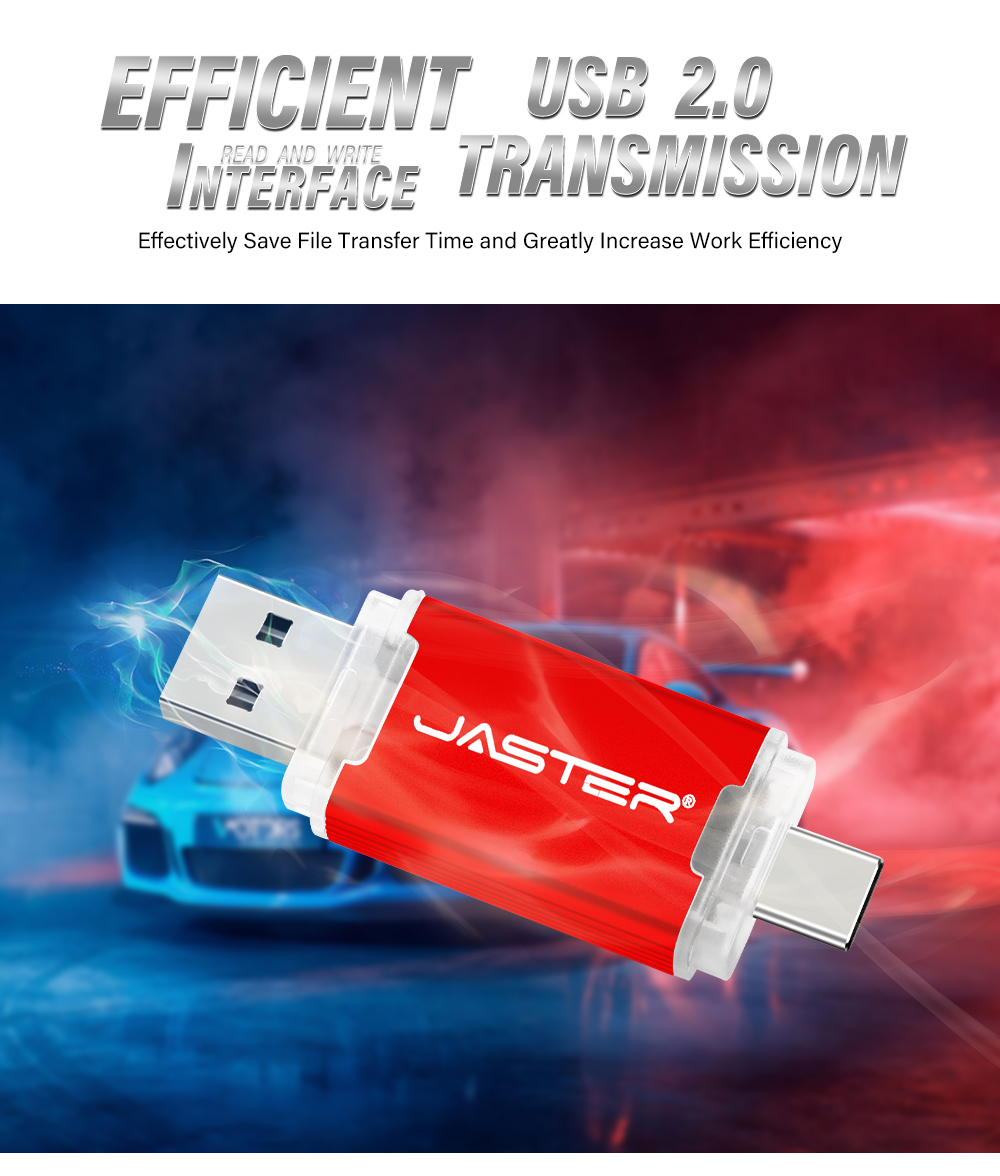 Topkwaliteit USB-flashdrives 128 GB 64 GB Pen Drive Real Capaciteit Pendrive 8 GB Type-c 2 IN 1 Memoria USB Stick 8G USB voor telefoon/PC