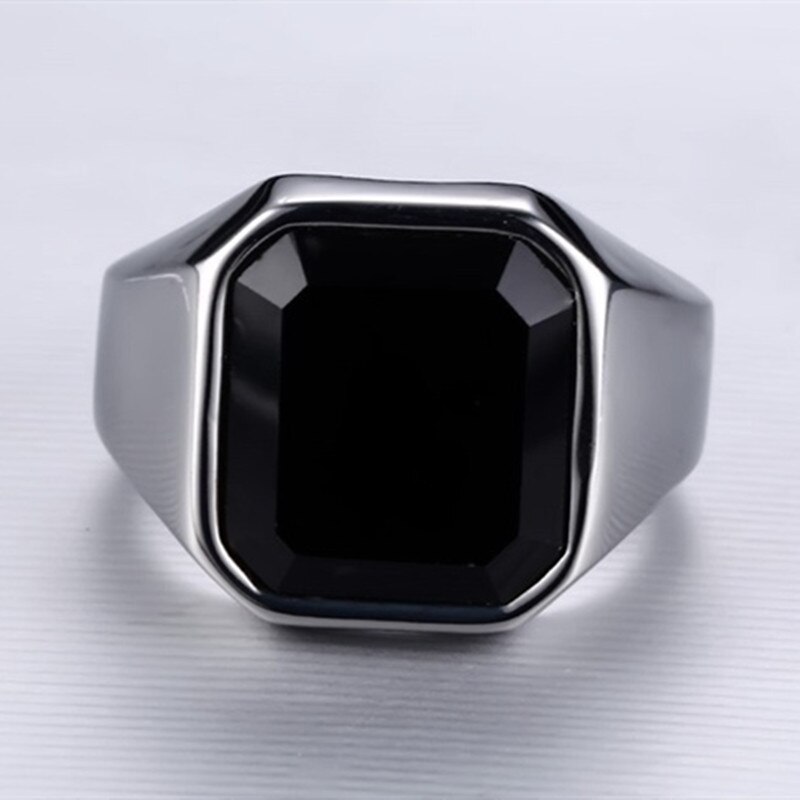 FDLK Men's Jewelry Luxury Men Vintage Classics Polished Mens Ring Engagement Wedding Band - By Mate Rings