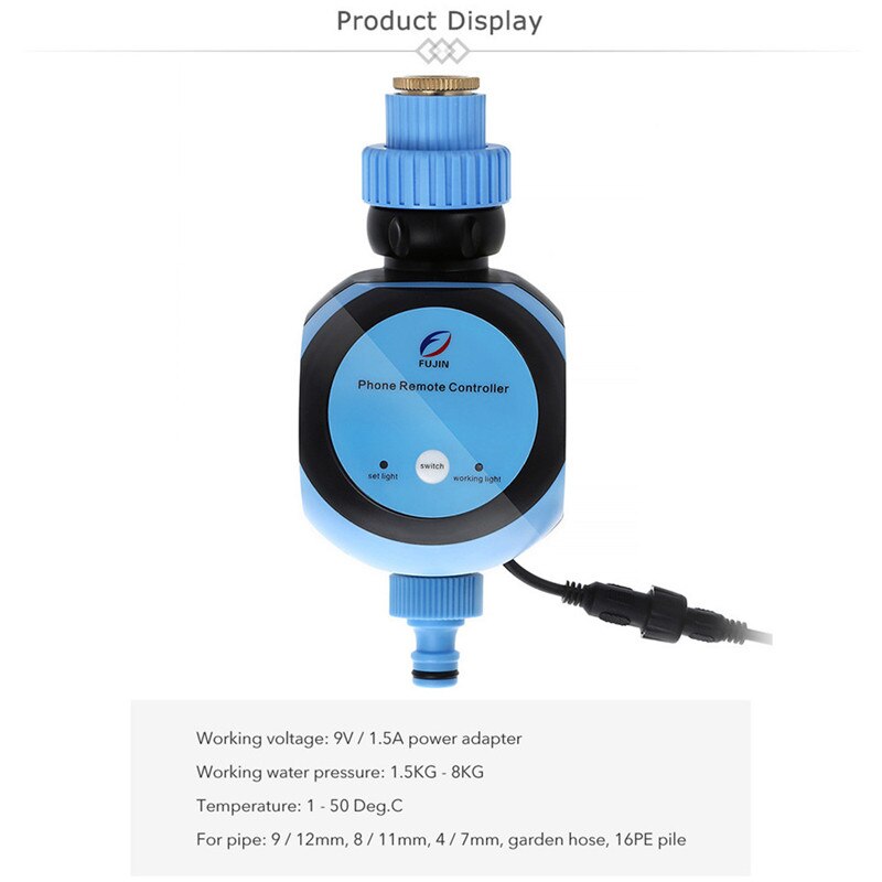 Automatische Intelligente Elektronische Wasser Timer Smart Phone Remote Garten Bewässerung Controller Bewässerung System Magnetventil Schlauch