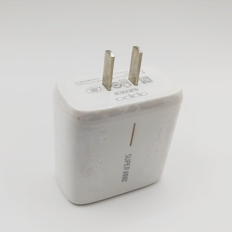 Eu/Us Oppo Supervooc 65W Fast Charger Supervooc 2.0 Adapter 6.5A Type C Kabel Voor Voor Vinden X2 pro Reno6 Reno5 Ace 2 X20 Pro: Only 1 US Plug
