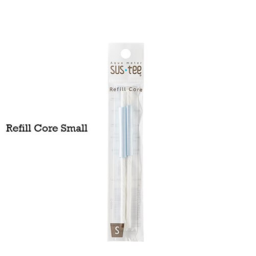 Sostee Aquameter, Sensor de humedad del suelo para plantas en macetas, comprobador de riego, sonda, (Blanco/verde, Grande/mediano/Pequeño, rellenable): Refill Core S Set 2