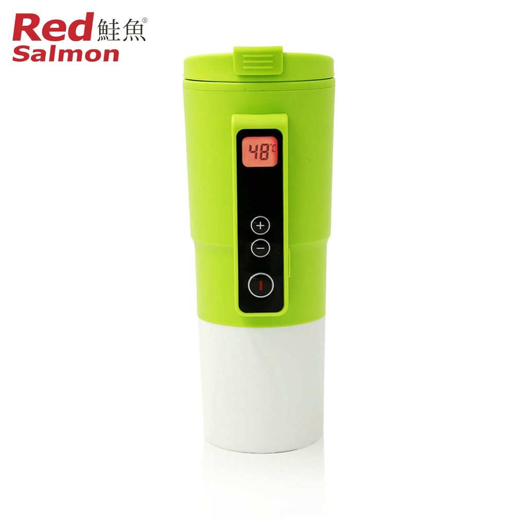 Intelligente Auto Thermosfles Auto Verwarming Cup Verstelbare Temperatuur Kokend Mok Digitale Display Ketel Voertuig Thermos