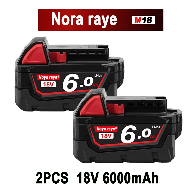 Original For Milwaukee Batteries M18B5 XC Lithium Battery 18v 5.0/6.0 battery charger For Milwaukee M12 3.0/5.0/6.0/9.0Ah M18