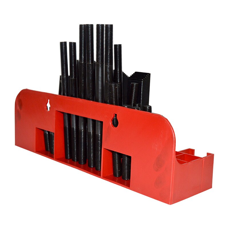 S45C Solid Steel Clamping Set 58pcs Mill Clamp Kit Vice Milling Machine M12 Milling Drilling Cutting Machine Clamping Tool Set