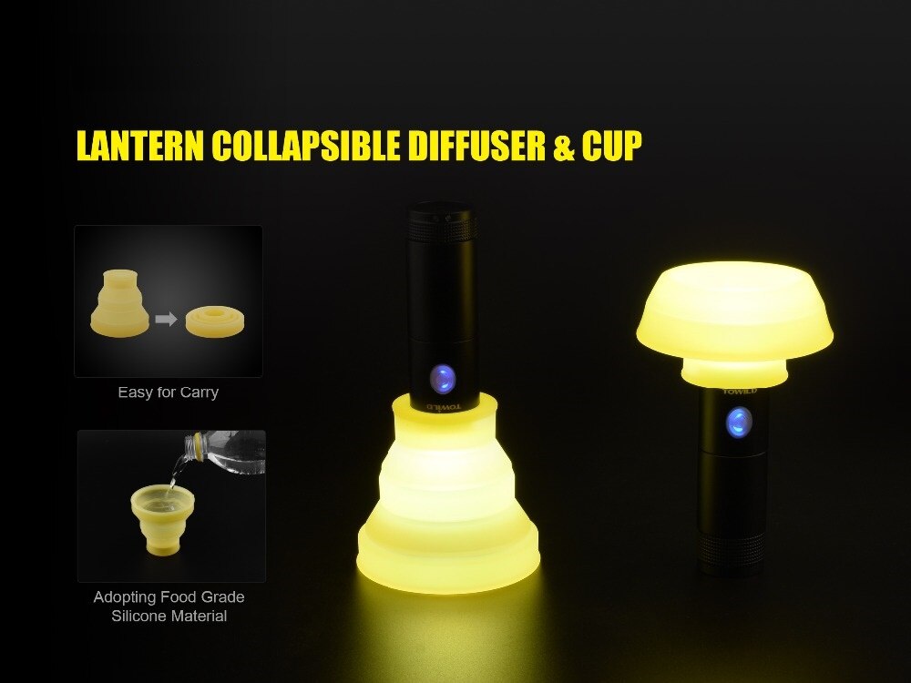Flashlight diffuser compatible diameter is between 25mm-30mm