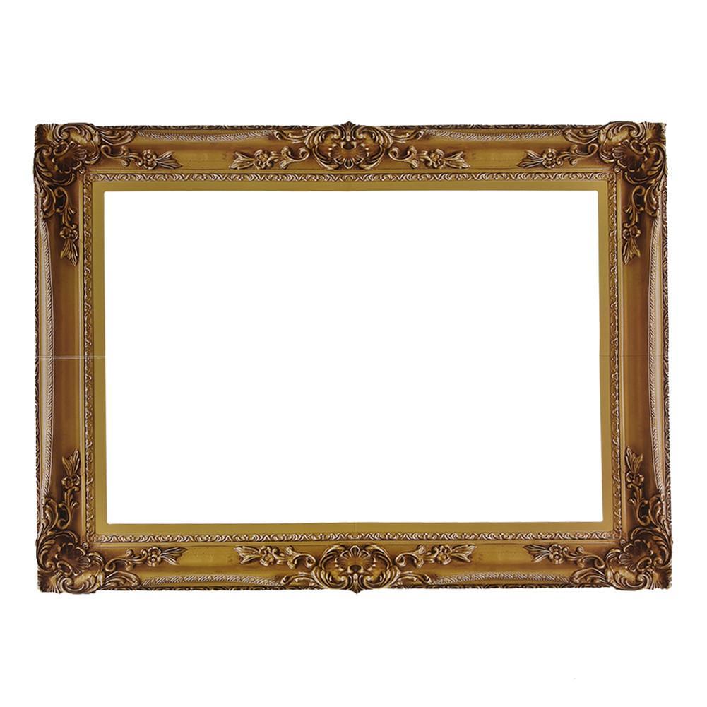 Classic European Style Golden Paper Photo Frame Wedding Party Decoration DIY Photo Props