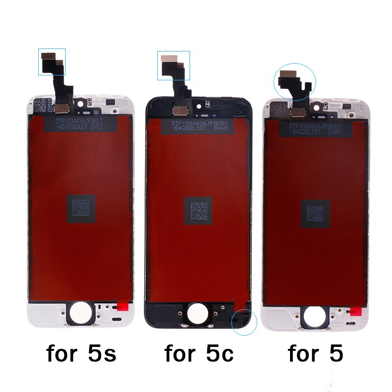 Pantalla táctil LCD de repuesto de para iPhone 5C, digitalizador de montaje para 5C, A1456, A1507, A1516, A1529, A1532