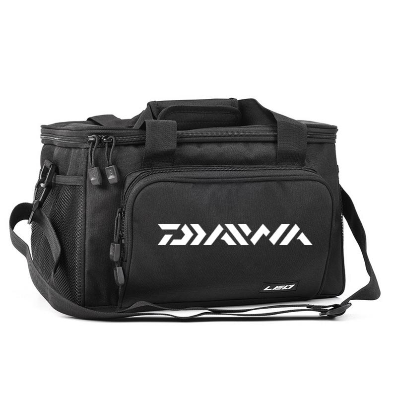 Multifunctional Fishing Canvas Bag Men's Outdoor Shoulder Crossbody Waist Bags Storage Accessories Climbing Multi-Purpose Bags: heibai