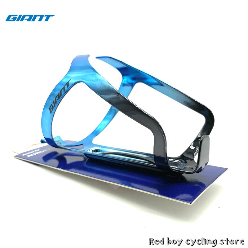 Giant Official original Aurora Driving-Water Bottle Holder Water Bottle cage Ultra light aluminum alloy 30g: Black blue