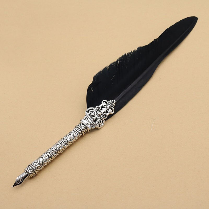 1 set Russische Engels Kalligrafie Veer Dip Pen Schrijven Inkt Set Briefpapier Box met 5 Nib Boutique veer pen