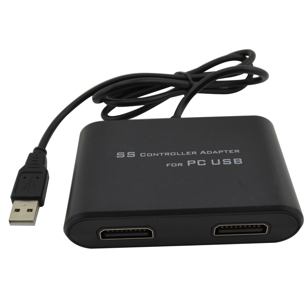 Controlador de juego MayFlash para Sega Saturn SS, adaptador USB para PC, puerto Dual