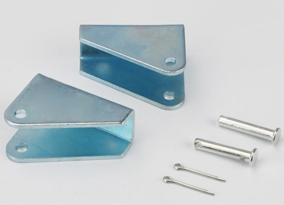2 PCS Linear Actuator Bracket Metal Material Electric Push Rod Motor DC Reciprocating Motor Portable Mounting Bracke