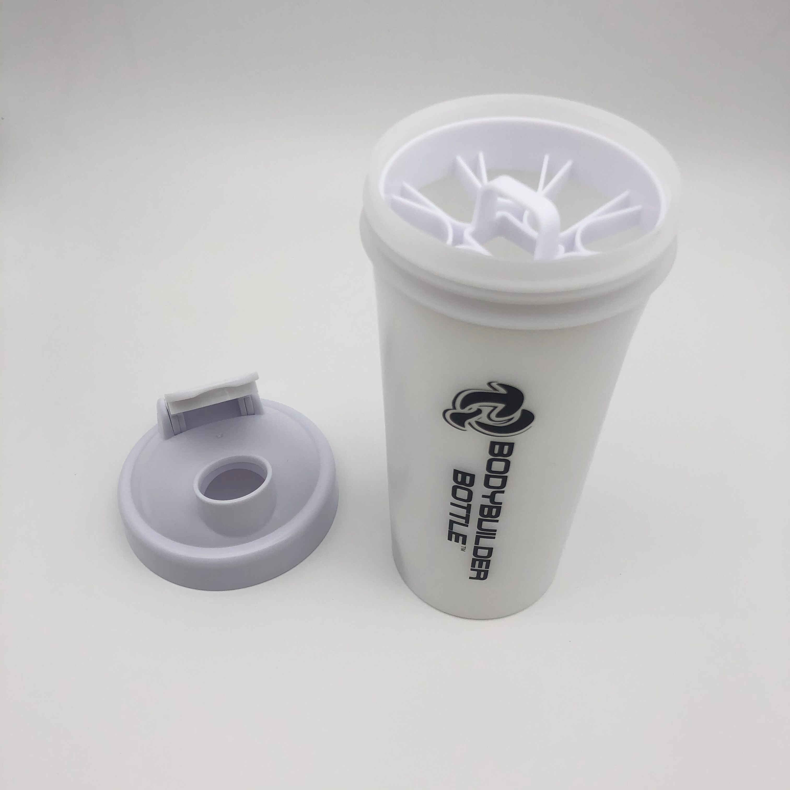 Bpa Gratis Gym Fitness Sport Eiwit Shaker Fles, Met Plastic Handvat