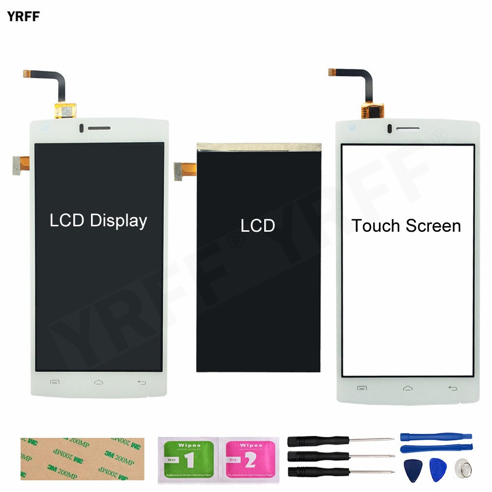 Para Doogee X5 Max pantalla LCD de montaje de digitalizador con pantalla táctil reemplazo de LCD lente de Panel de Sensor