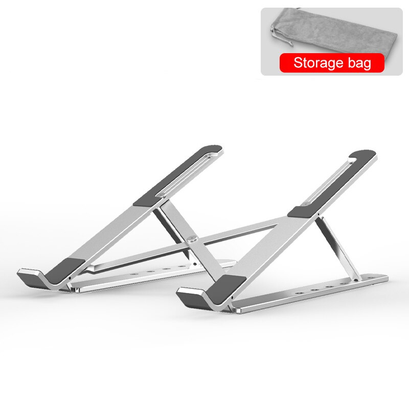 Portable Laptop Stand Aluminium Foldable Support Tablet PC Computer iPad Base Notebook Stand For Macbook Pro Laptop Holder Table: Default Title
