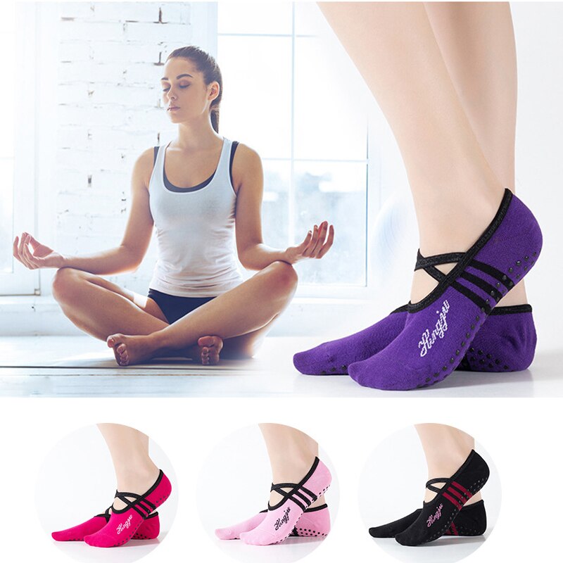 Vrouwen Yoga Sokken Antislip Sokken Met Siliconen Grip Ademend Zachte Premium Katoen Sport Sok Voor Pilates Ballet Barre