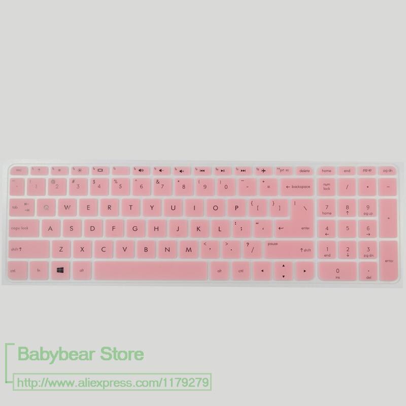 17.3 polegada de Silicone teclado do laptop tampa da pele Para HP Pavilion 17 17-ab419ur 17-ab403nf 17-ab406nq 17-ab422ur 17-ab455nd ab497nd: pink
