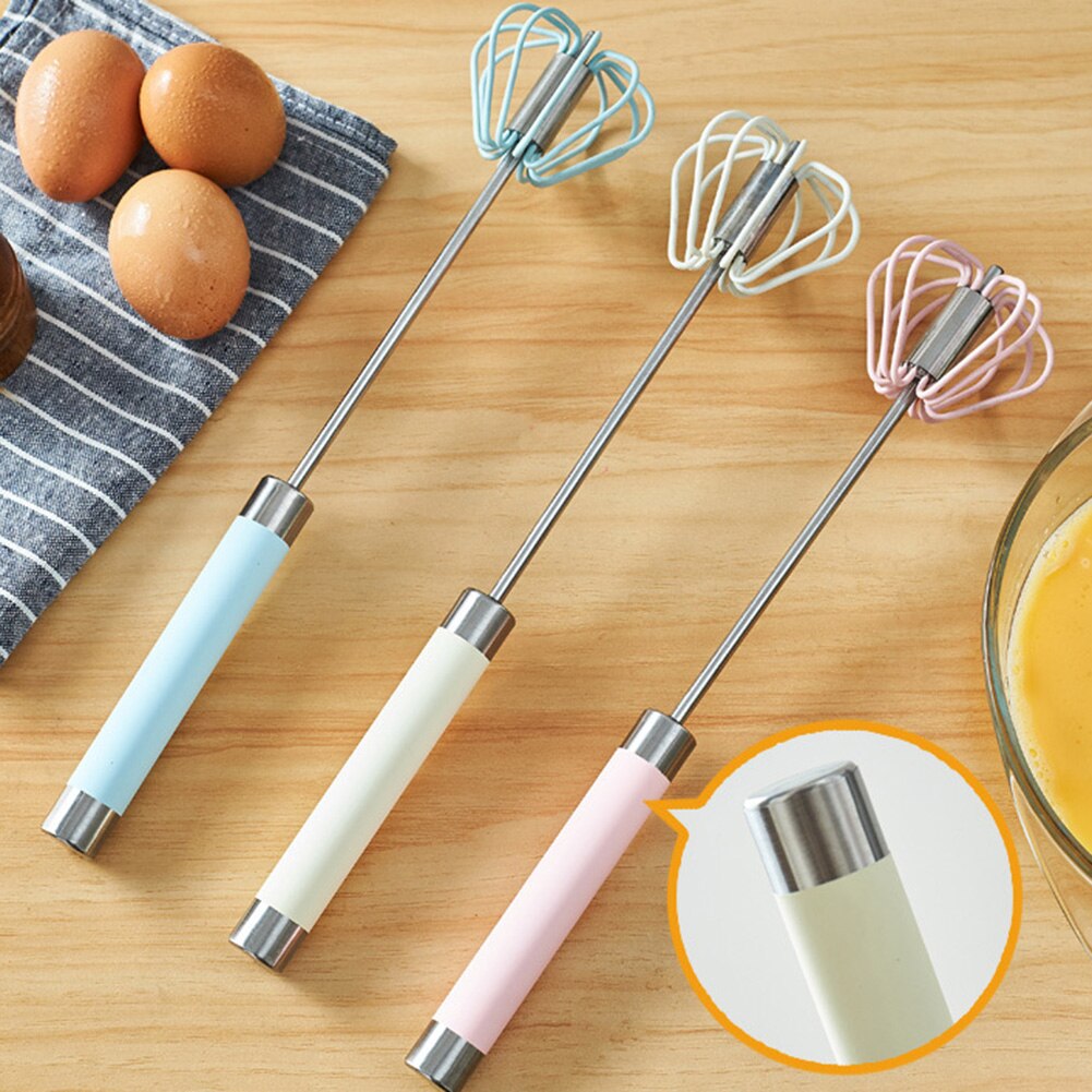 Semi-automatische Mixer Garde Eierklopper Roestvrij Staal Handmatige Handmixer Zelfdraaiend Creme Keukengerei Keukenmixer Eiergereedschap Semi-automatische Mixer Garde Eierklopper Roestvrij Staal Handmatige Handmixer Zelfdraaiend Creme Keukengerei Keukenmixer Eiergereedschap