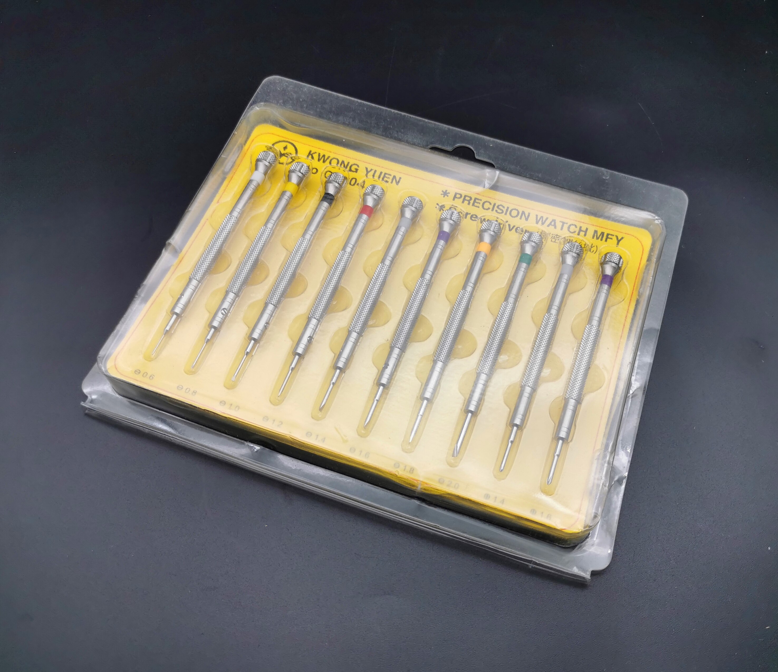 10 unids/set 316 # acero dureza extrema juego de destornilladores para relojes reparación de herramientas de reloj destornillador para relojero