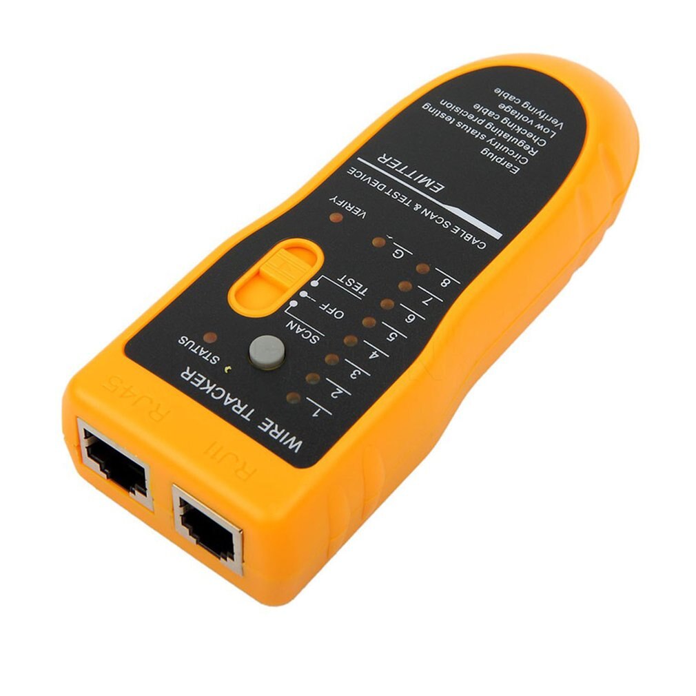 JW-360 próbnik kabla sieciowego LAN wykrywacz kabli telefonicznych diagnozuj zestaw narzędzi tonowych RJ45 RJ11 testowanie sekwencji linii