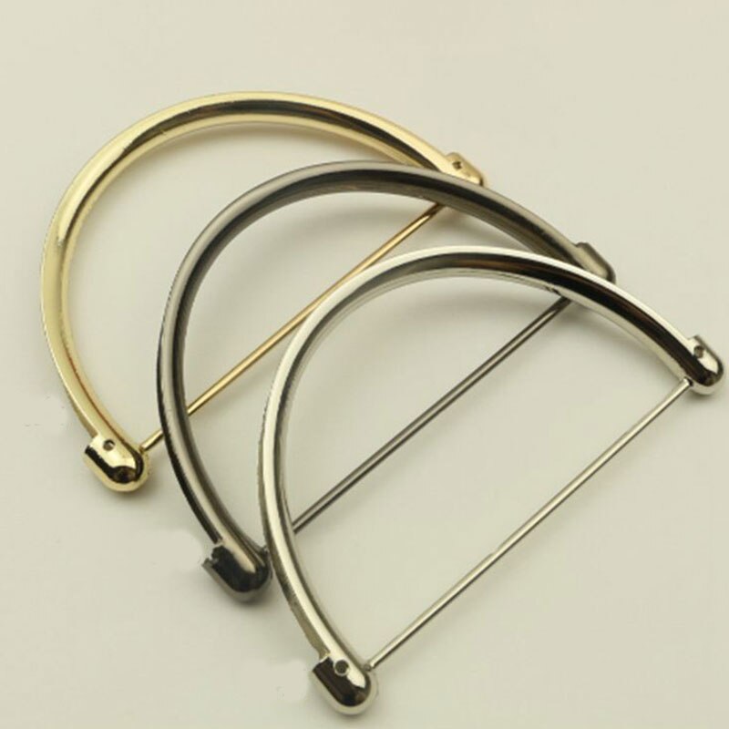 2 Pcs Vrouwen Metalen Tas Handvat Vervanging Voor Purse Bag Handtas Handvatten Diy Tas Accessoires Vrouwen Handvatten Voor Tassen
