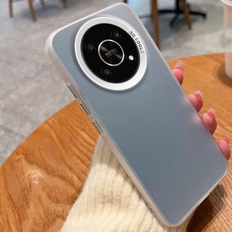 För honor magic 4 lite skal honor  x9 telefonfodral any -lx1 any -lx2 any -lx3 fodral honor  x9 5g lyxigt metalliskt aurora-skinn matt fodral: Magmuskler / Svart