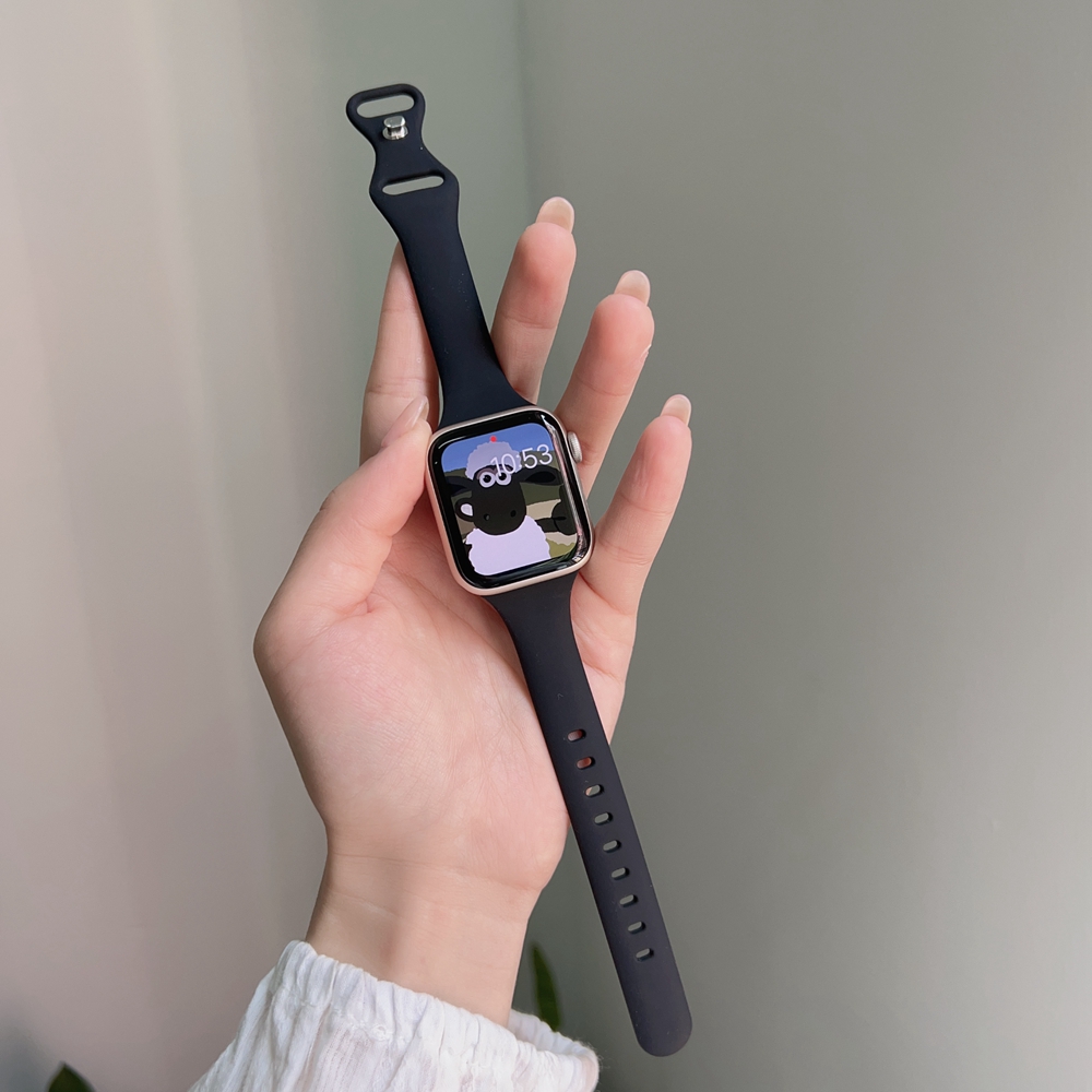 Siliconen sport Voor apple watch band vrouwen Ultra 49mm serie 9-8-7 41mm 45mm correa 44mm 40mm armband voor iwatch 6 5 4 SE Band
