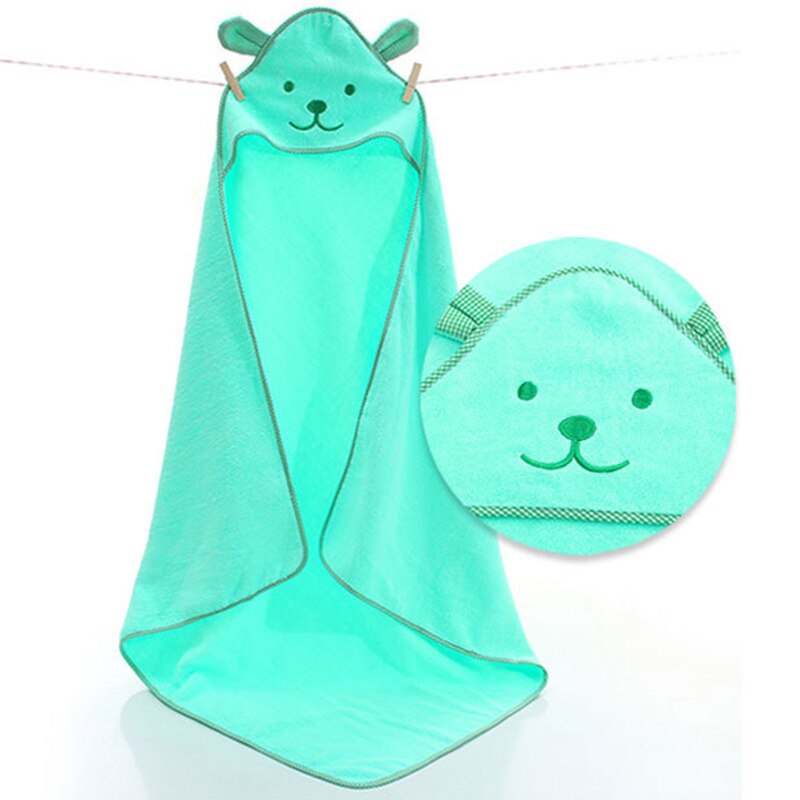 Babyhuva badhandduk med stora öron mjuk tjock bomullsbaddräkt för flickor och pojkar spädbarn bra val baby shower @ls